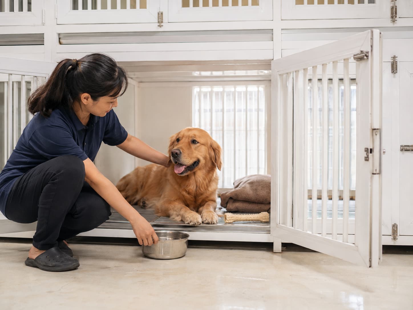 Khu chuồng riêng cho chó cần chăm sóc riêng tại KHUYỂN VIỆT