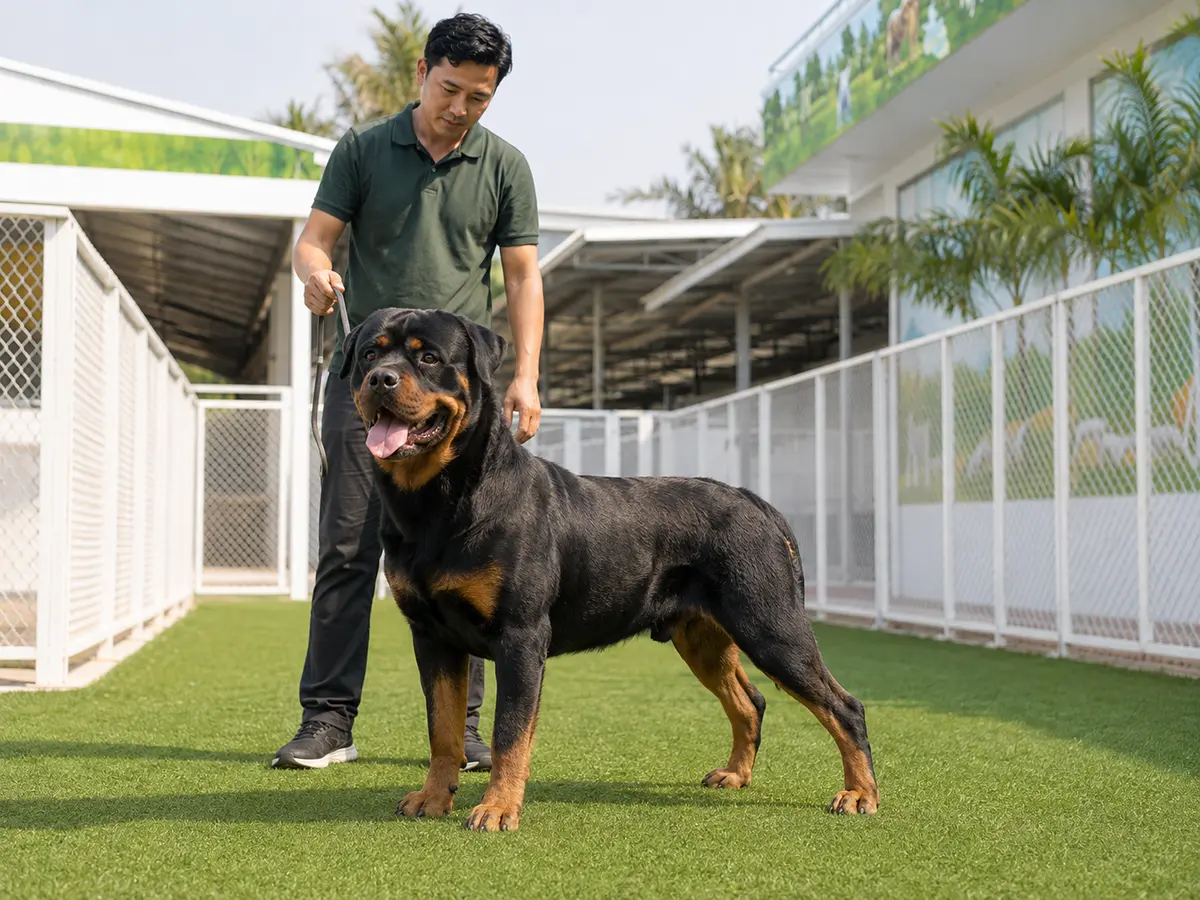 Phối giống chó Rottweiler tại KHUYỂN VIỆT
